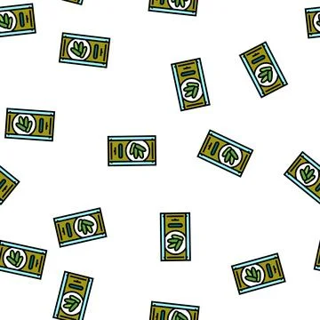Cucumber seed vector seamless pattern Stock Illustration