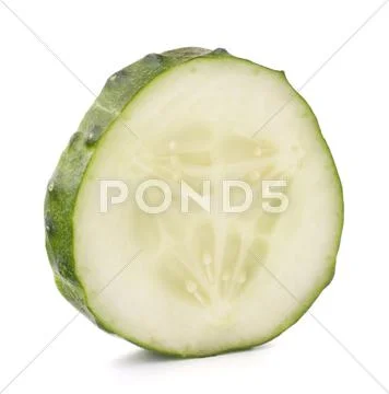 Cucumber slice Stock Photos