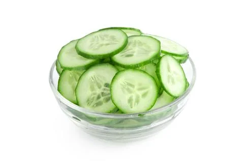 Cucumber slices Stock Photos