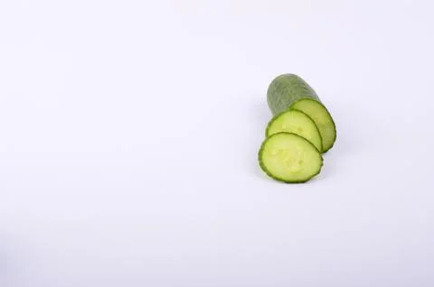 Cucumber slices Stock Photos