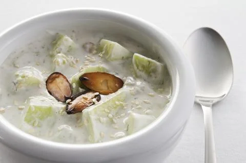 Cucumber soup Stock Photos