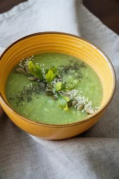 Cucumber soup 库存照片