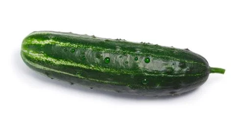 Cucumber, top view, paths Stock-Fotos