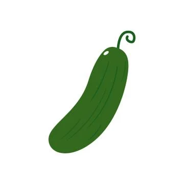 Cucumber vector design template illustration Stock-Illustration