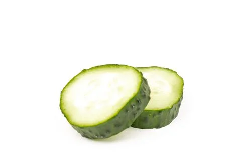 Cucumber vegetable isolated on white background Stock Photos