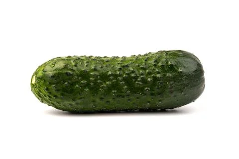 Cucumber vegetable isolated on white background 스톡 사진