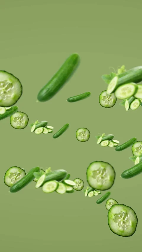 Cucumber vortex video, cucumber juice background video Stock Footage 279146804