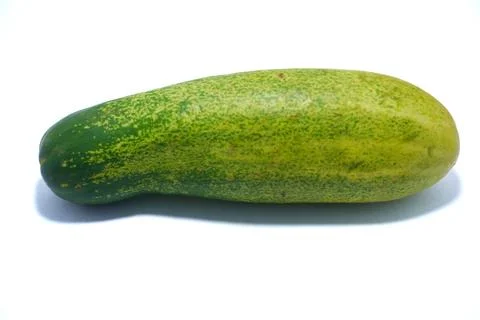 Cucumber on white background Stock Photos