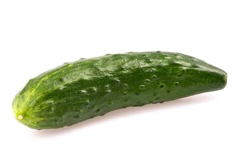 Cucumber on a white background 写真素材