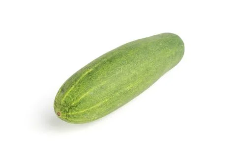 Cucumber on white background Stock Photos