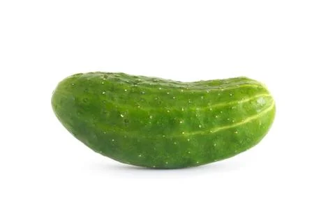Cucumber on white Stock Photos