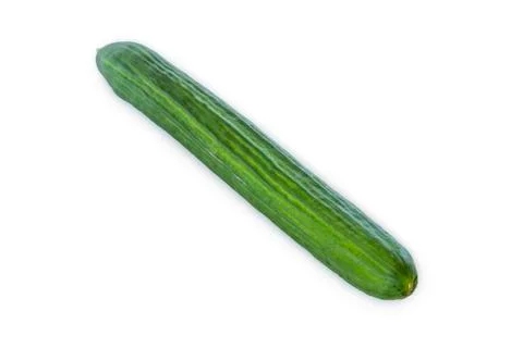 Cucumber on white Stock Photos