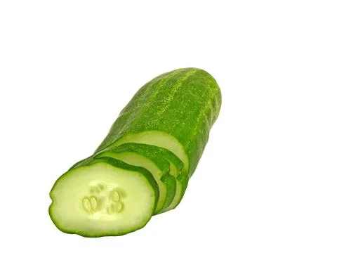 Cucumber.isolated. Stock Photos