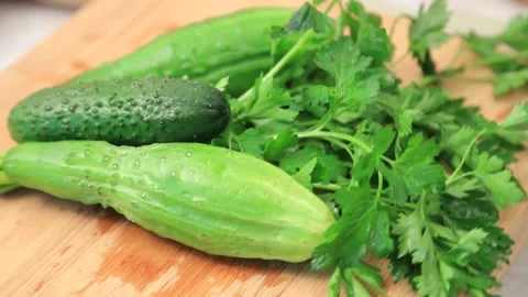 CUCUMBERS Stock Footage 155549985