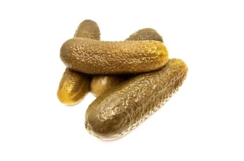 Cucumbers isolated on white background Stock Photos