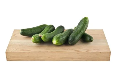 Cucumbers isolated on white background Stock Photos