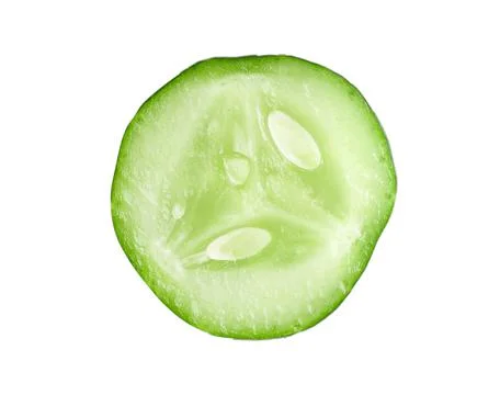 Cucumbers on an isolated white background Stock-Fotos