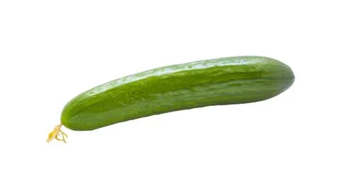Cucumbers isolated on white . Stock Photos