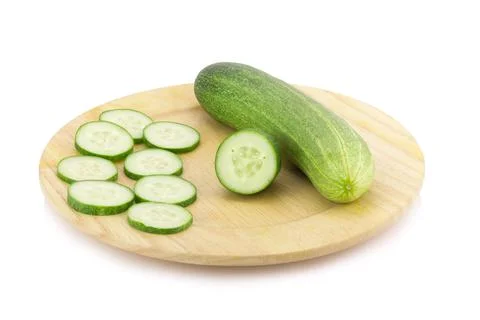 Cucumbers isolated on white Foto stock