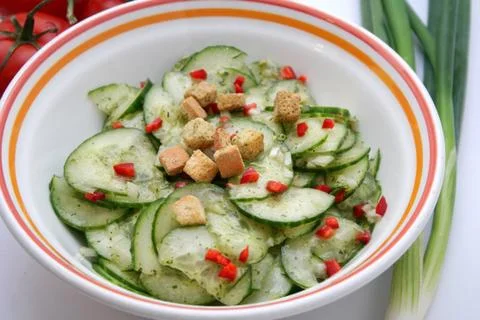 Cucumbersalad Stock Photos