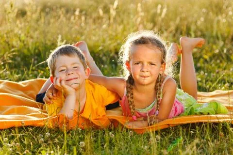 Cuddle friends Stock Photos