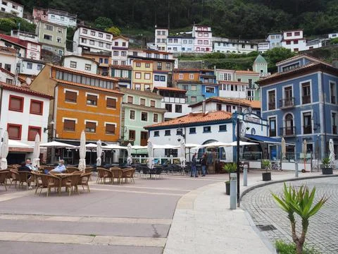 Cudillero Foto stock