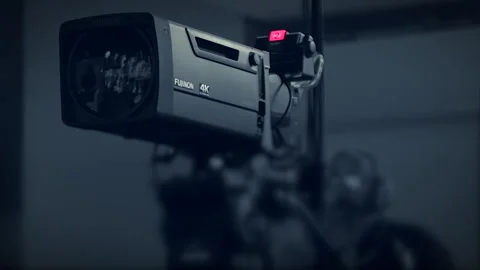 Cue Camera Two (Blue) | Professional TV / Video production 库存影片 161508299