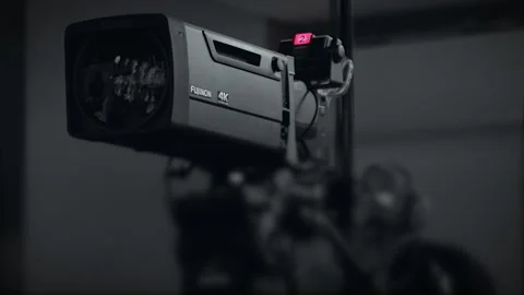 Cue Camera Two (Grey) | Professional TV / Video production 库存影片 161508294