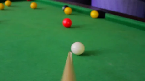 Cue Stick 스톡 동영상 34297711