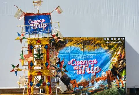 CUENCA-CAMPANA CUENCA ES TU TIP Cuenca,Ecuador 05 de octubre de 2022 Cuenc... Stock Photos