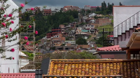 Cuenca, Ecuador. 4k time lapse Stock Footage 64081483