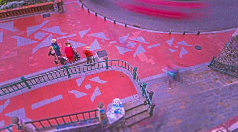 Cuenca, Ecuador. Traffic. 4k time lapse Stock Footage 63961557