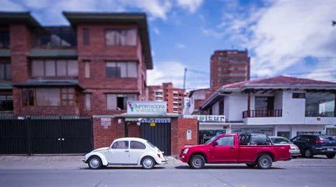 Cuenca, Ecuador. Traffic. 4k time lapse Stock Footage 64080900