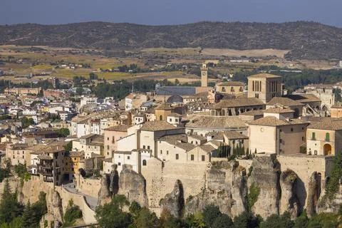 Cuenca old town, UNESCO site, Kastilie La Mancha, Spain Stock Photos