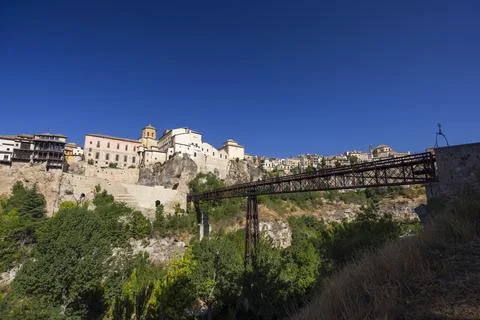 Cuenca old town, UNESCO site, Kastilie La Mancha, Spain Foto stock