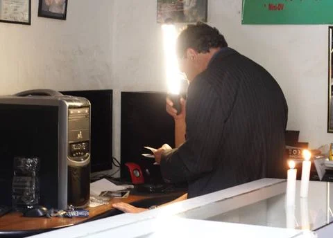   CUENCA OUTAGES NEW SCHEDULES Cuenca, Ecuador October 9, 2024 The company... Stock Photos