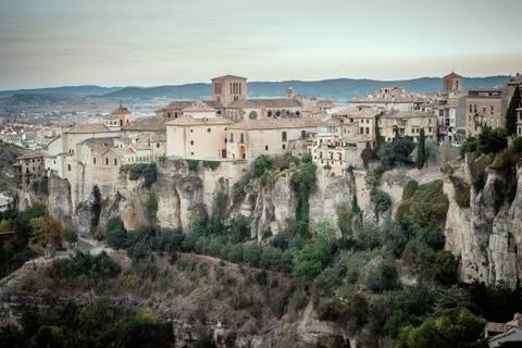 Cuenca, Spain 11 October , 2017. Cuenca Castilla-La Mancha, Spain , the famou Stock Photos