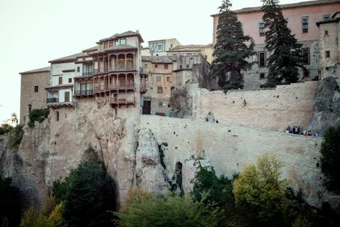 Cuenca, Spain 11 October , 2017 The famous "Hung houses" of Cuenca in Spain.  Stock-Fotos