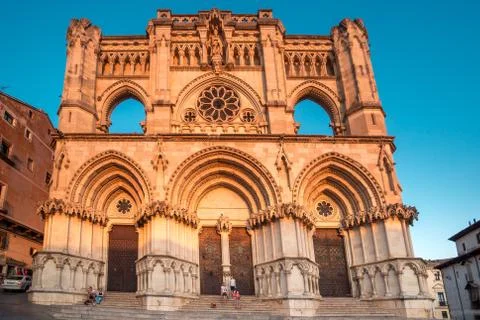 Cuenca, Spain 11 October , 2017. Cathedral of Cuenca in Castille La Mancha, S Stock Photos