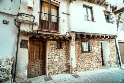 Cuenca, Spain 11 October , 2017 Cuenca one of the most striking towns in Spai Stock Photos