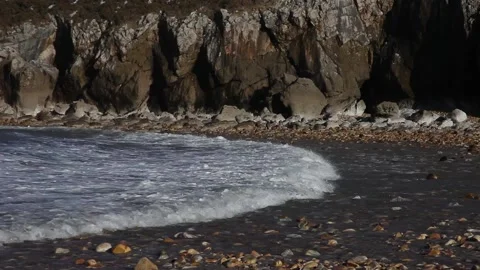 Cuevas del Mar beach in Spain Stock Footage 135679322