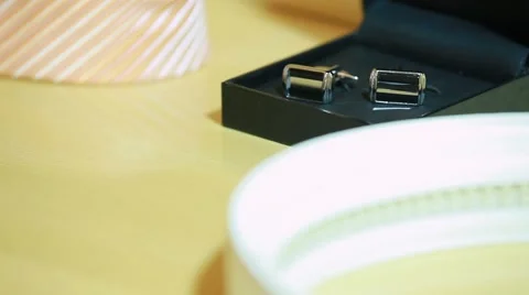 Cuff Links Stock Footage 52635840