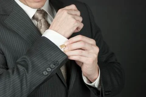 The cufflink  Stock Photos