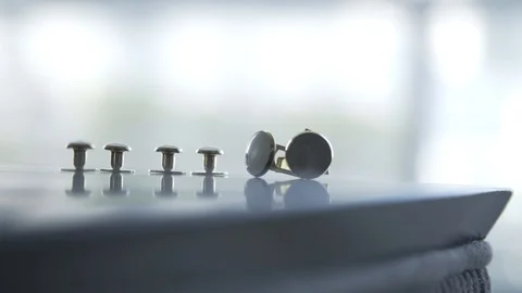 Cufflinks Stock Footage 129616284