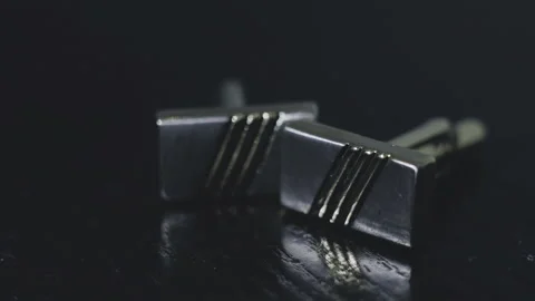 Cufflinks lie on the table Vídeos de archivo 93436831