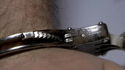 Cuffs 02 Stock Footage 330378