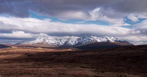 Cuillin range Stock Footage 88031116