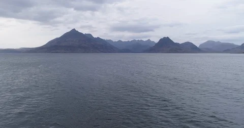 Cuillins and the Sea Stock Footage 107110715