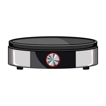 Cuisine crepe maker cartoon vector illustration Illustrazione stock