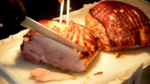 Cuisine Culinary Buffet Dinner Catering Dining Food Celebration Party Concept Stock Footage 113067620